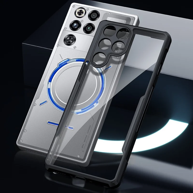 XUNDD Para ZTE nubia RedMagic 11 Pro 5G / RedMagic 11 Pro+ 5G Funda Resistente a Golpes TPU + Cubierta Trasera Transparente de Acrílico