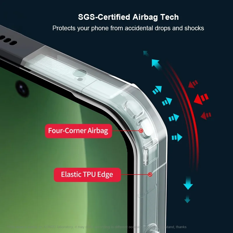 XUNDD For Honor Magic8 5G Funda Resistente a Golpes TPU + Cubierta Trasera de Acrílico Transparente para Teléfono