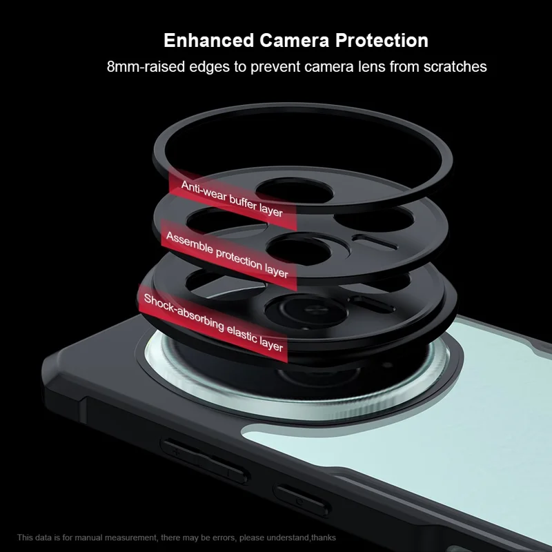 XUNDD For Honor Magic8 5G Funda Resistente a Golpes TPU + Cubierta Trasera de Acrílico Transparente para Teléfono