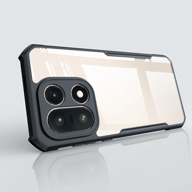 XUNDD Para OnePlus 15 5G Funda Resistente a Golpes TPU + Cubierta Trasera Acrílica Transparente