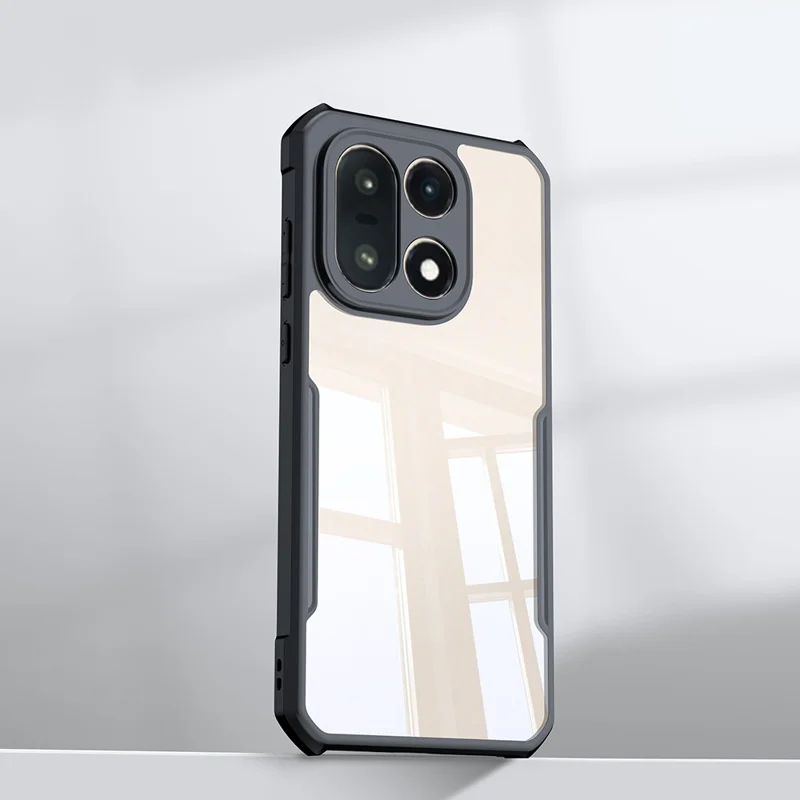 XUNDD Para OnePlus 15 5G Funda Resistente a Golpes TPU + Cubierta Trasera Acrílica Transparente