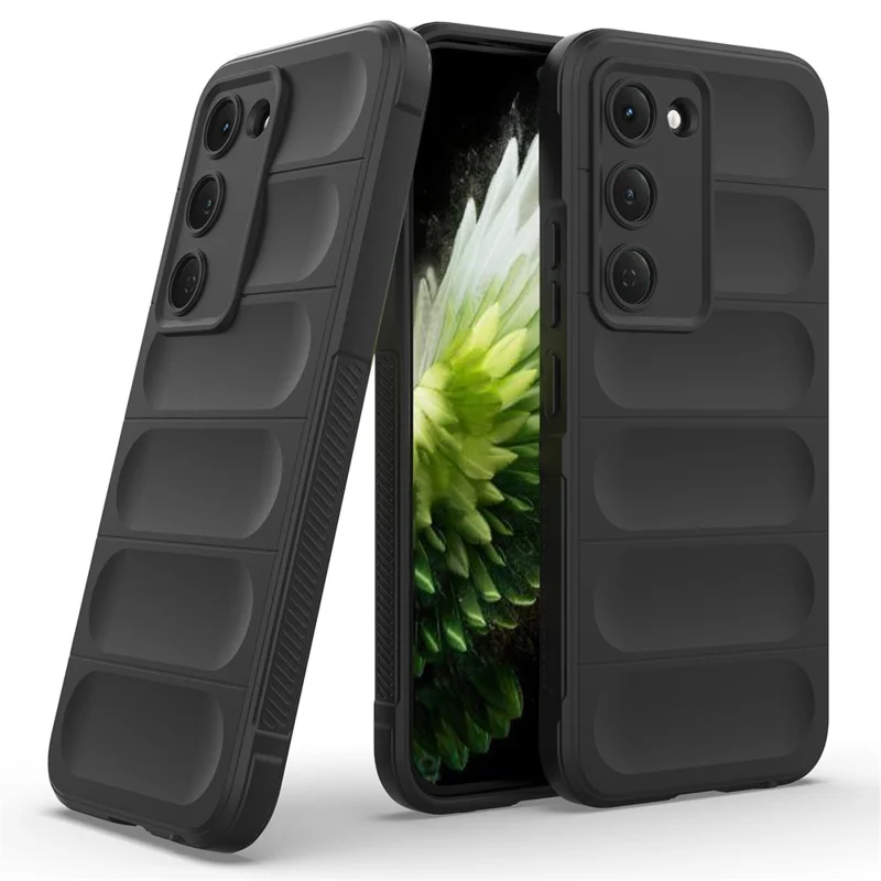 TECNO Spark 40 Pro 4G Чехол Противоударный Мягкий ТПУ Прочный Чехол для Телефона - Черный