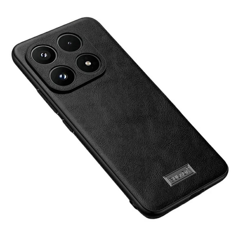 Étui SULADA pour Xiaomi 17 en cuir PU + TPU + PC - Noir
