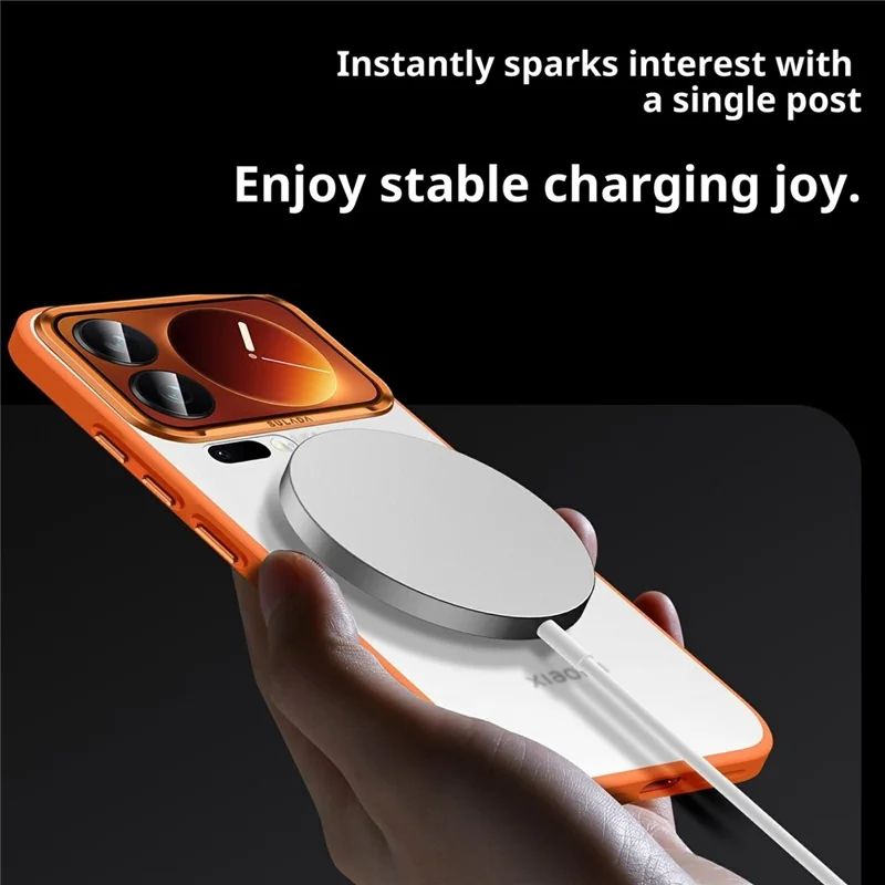 SULADA For Xiaomi 17 Pro Magnetic Case PC + TPU Phone Cover - Orange