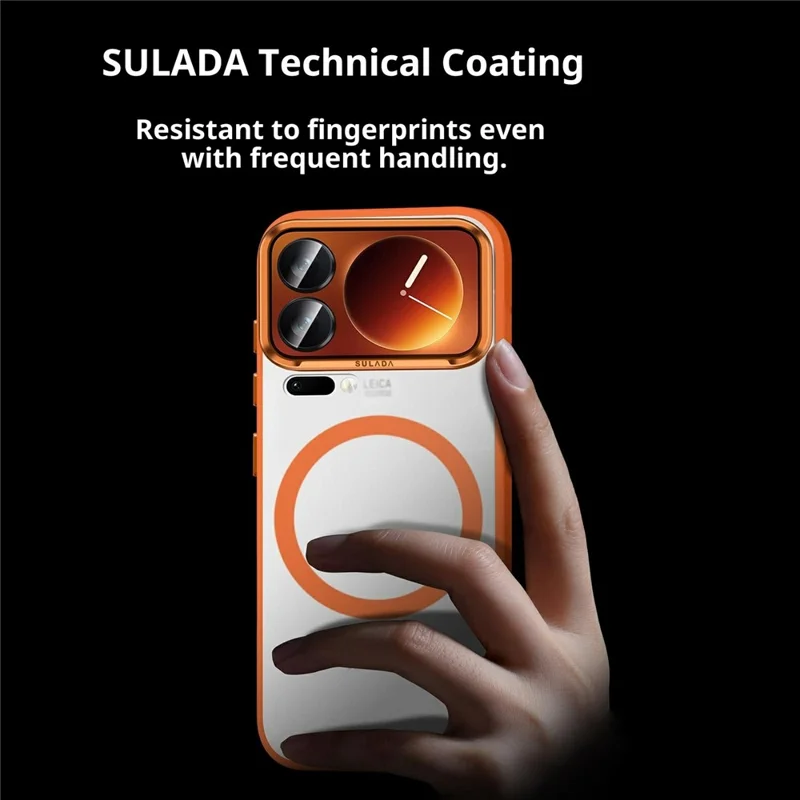 SULADA For Xiaomi 17 Pro Magnetic Case PC + TPU Phone Cover - Orange