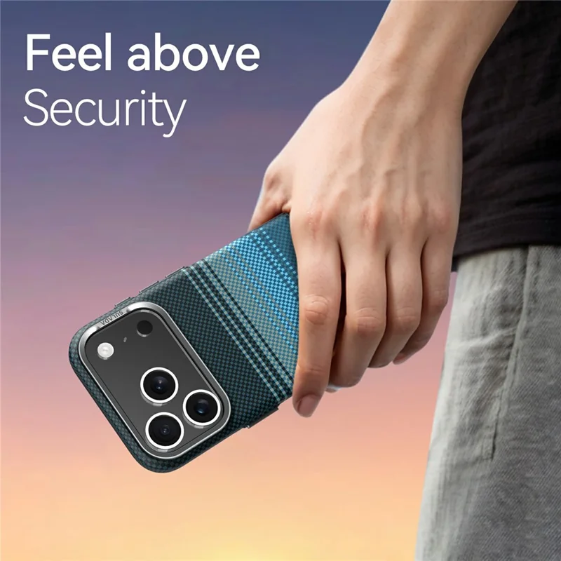 SULADA For iPhone 17 Pro Magnetic Case Shockproof Hard PC Phone Back Cover - Blue