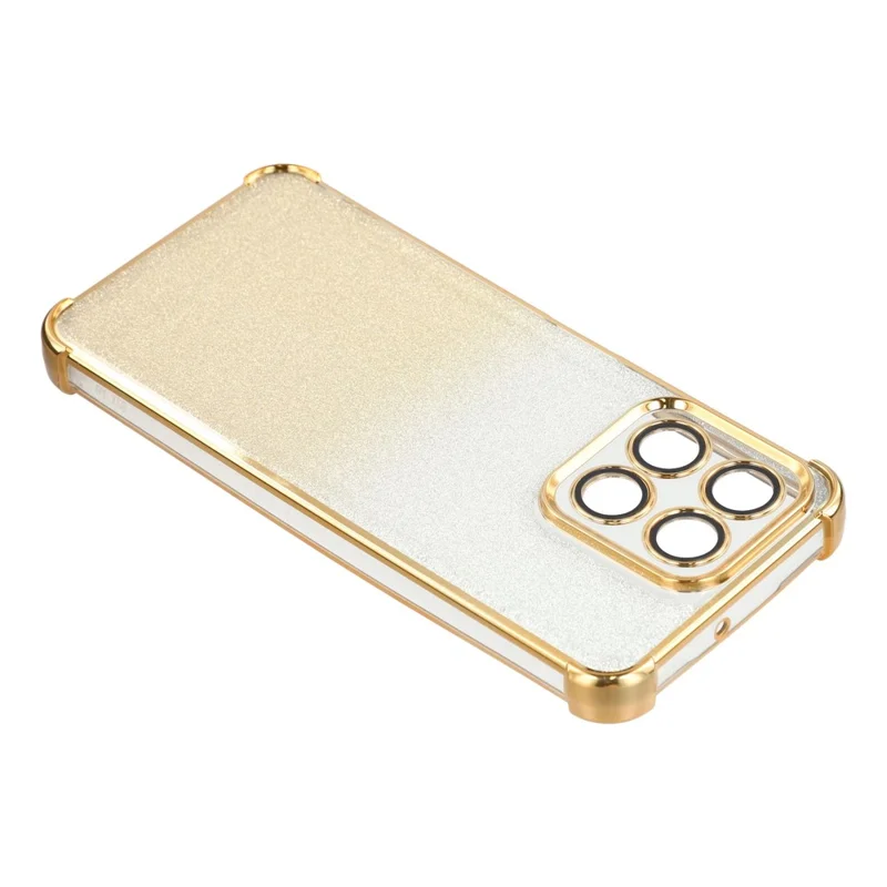 For Honor X5b Case Glitter TPU Phone Cover with Reinforced Corners - Gold