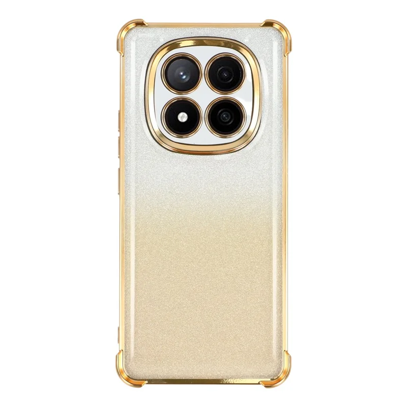 Custodia per Xiaomi Redmi Note 15 5G (Cina) Glitter TPU Cover per telefono con angoli rinforzati - Oro