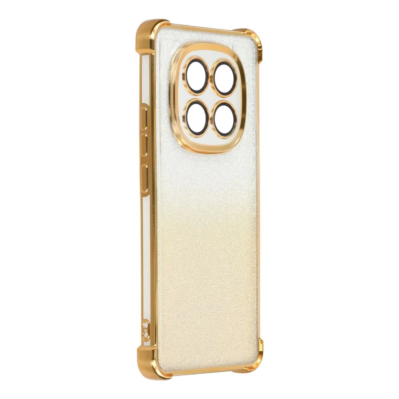 Custodia per Xiaomi Redmi Note 15 5G (Cina) Glitter TPU Cover per telefono con angoli rinforzati - Oro