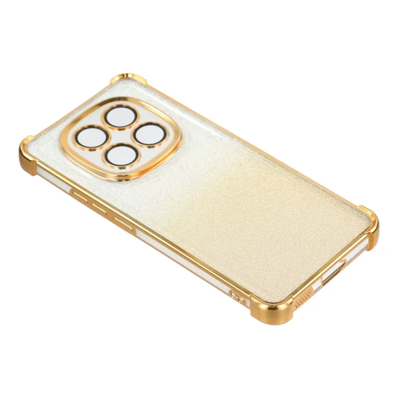 Custodia per Xiaomi Redmi Note 15 5G (Cina) Glitter TPU Cover per telefono con angoli rinforzati - Oro