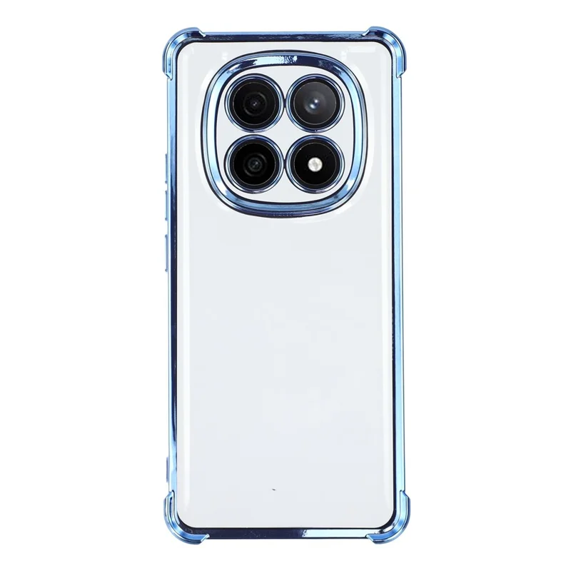 Custodia per Xiaomi Redmi Note 15 5G (Cina) - Angoli rinforzati, cover posteriore trasparente in TPU - Blu