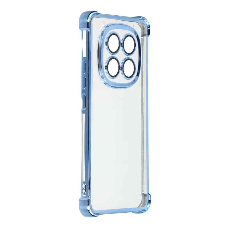 Custodia per Xiaomi Redmi Note 15 5G (Cina) - Angoli rinforzati, cover posteriore trasparente in TPU - Blu