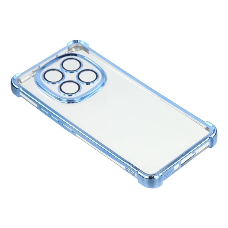 Custodia per Xiaomi Redmi Note 15 5G (Cina) - Angoli rinforzati, cover posteriore trasparente in TPU - Blu