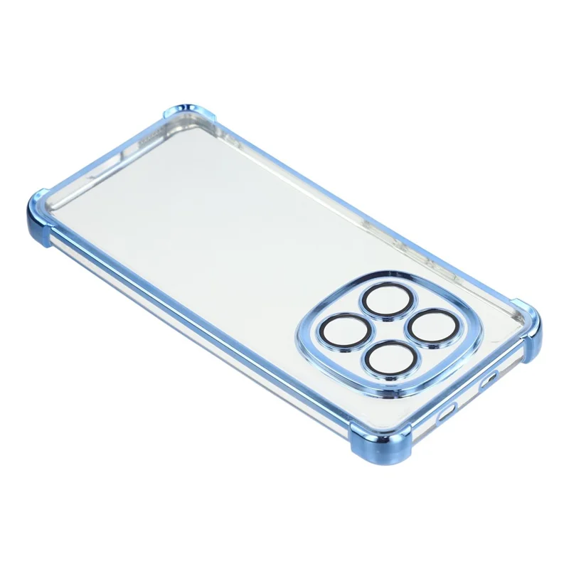 Custodia per Xiaomi Redmi Note 15 5G (Cina) - Angoli rinforzati, cover posteriore trasparente in TPU - Blu