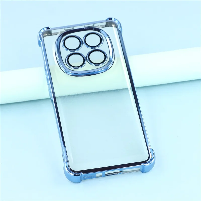 Custodia per Xiaomi Redmi Note 15 5G (Cina) - Angoli rinforzati, cover posteriore trasparente in TPU - Blu