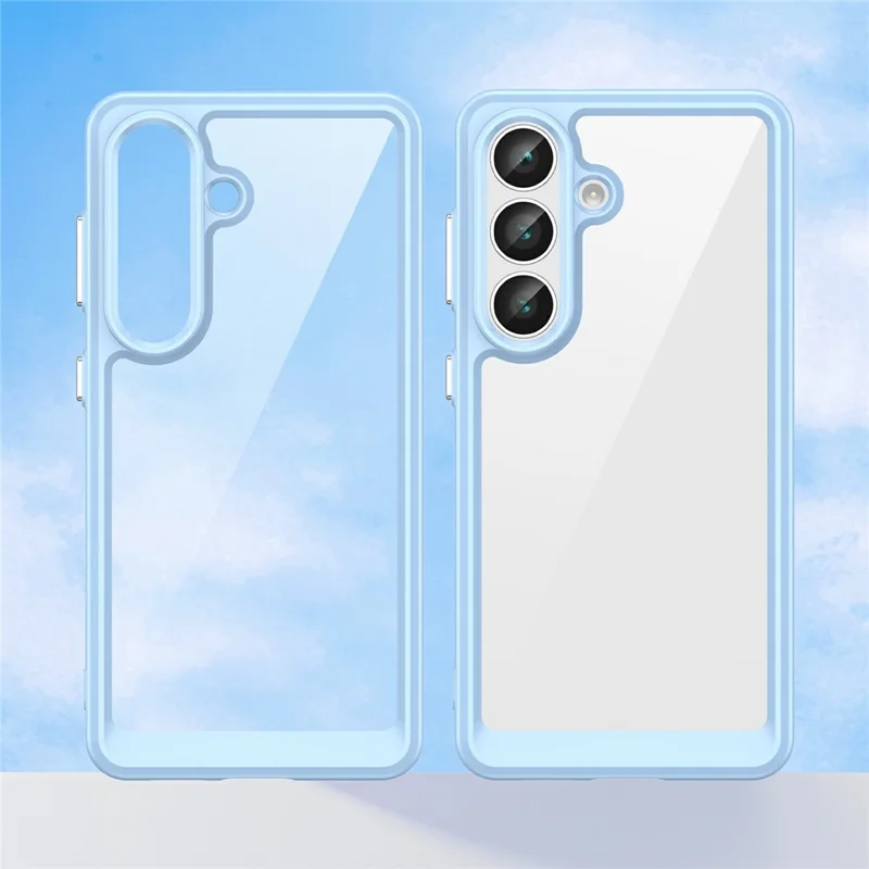 Custodia per Samsung Galaxy S26 / S26 Pro in TPU + Acrilico Trasparente Protezione Cover Telefono - Blu