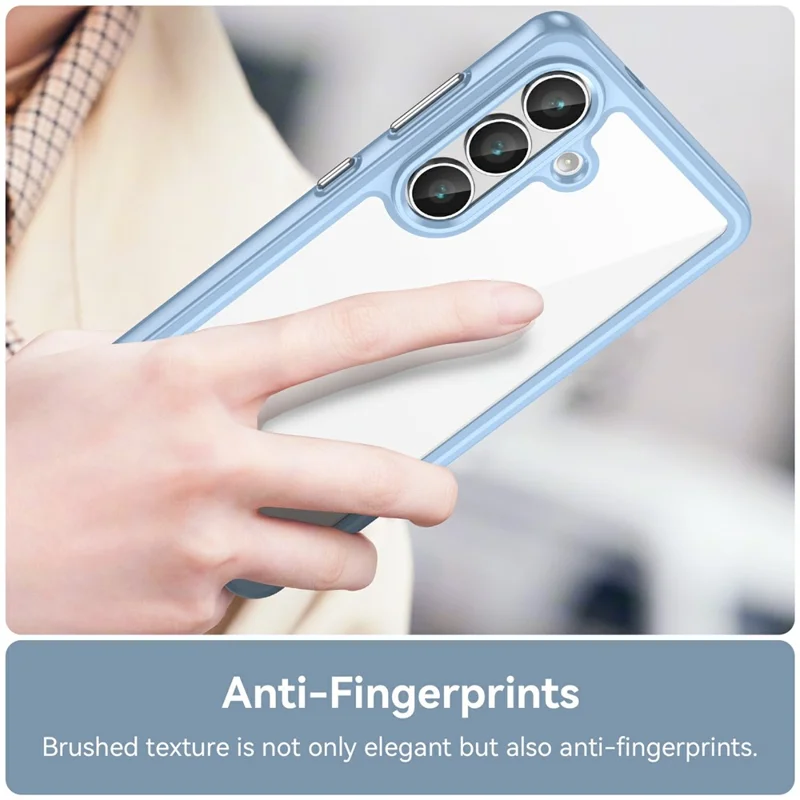 Custodia per Samsung Galaxy S26 / S26 Pro in TPU + Acrilico Trasparente Protezione Cover Telefono - Blu