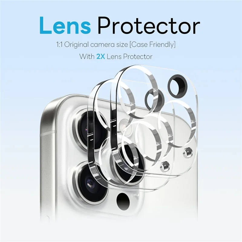 NORTHJO 5 in 1 Set for iPhone 15 Pro Max Magnetic Case PC + TPU Phone Cover with 2 Front Screen Protector + 2 Lens Film