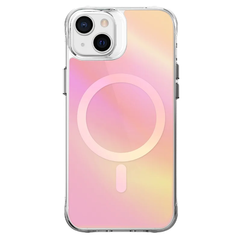 Bulk Buy For iPhone 14 Magnetic Case TPU PC Hybrid Shockproof Military-Grade Protection Electroplated Buttons