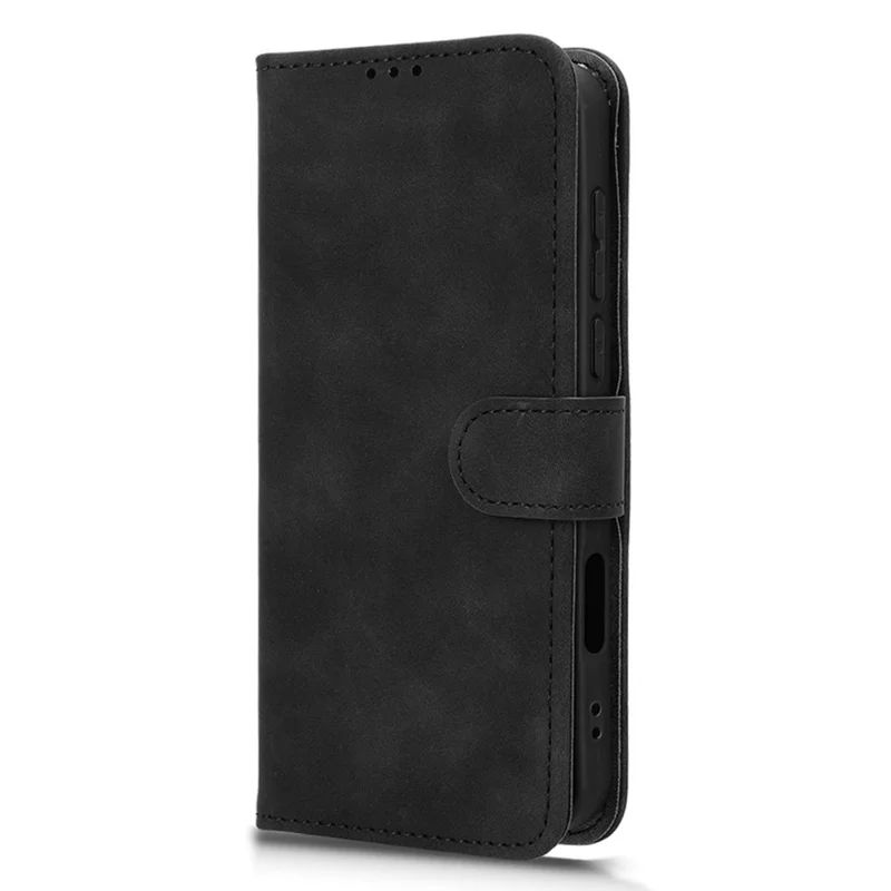 Per Oppo Find X9 Pro 5G Custodia in Pelle Sensazione Antiscivolo Portafoglio Flip Cover per Telefono - Nero
