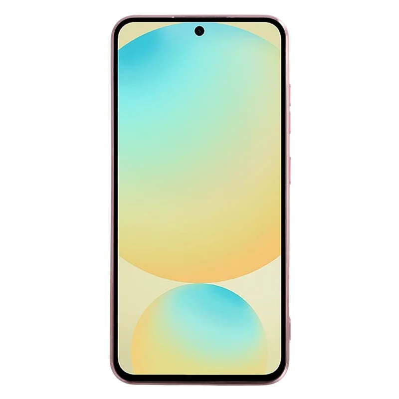 KADEM For Samsung	Galaxy S25 FE Case Flower Pattern TPU Gradient Phone Cover with Lanyards - Rose Gold