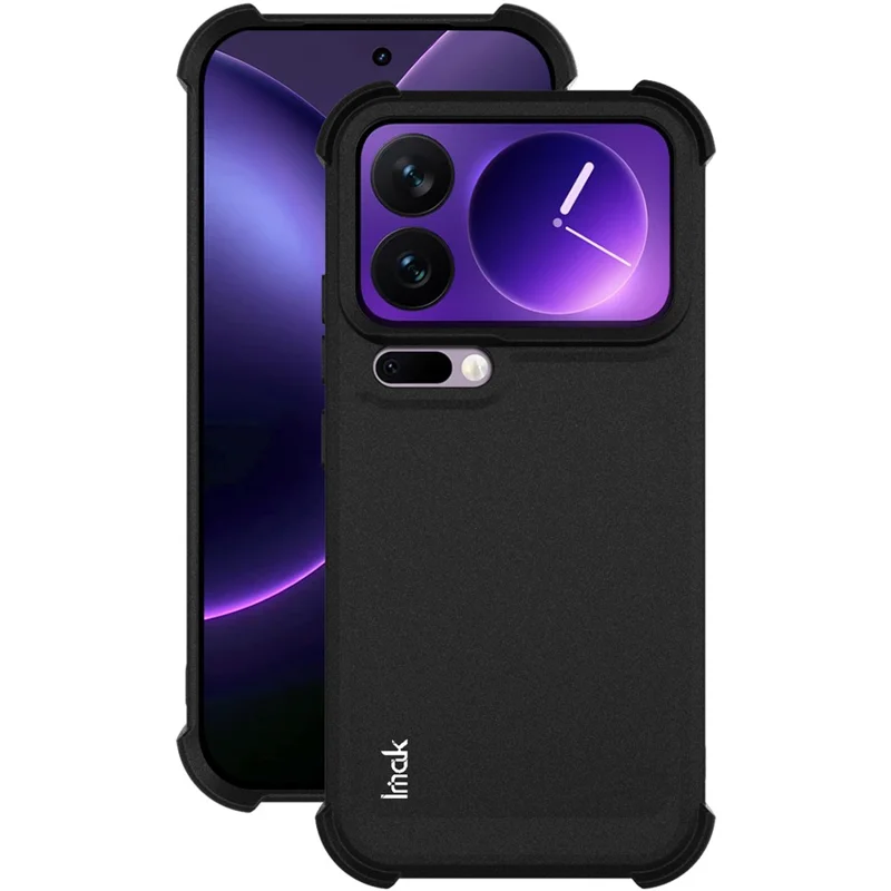 IMAK For Xiaomi 17 Pro Case TPU Phone Cover Airbag Shockproof Protection - Matte Black