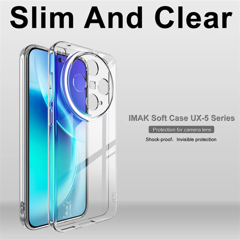 IMAK UX-5 Series For vivo X300 5G Transparent TPU Phone Case Protective Phone Cover