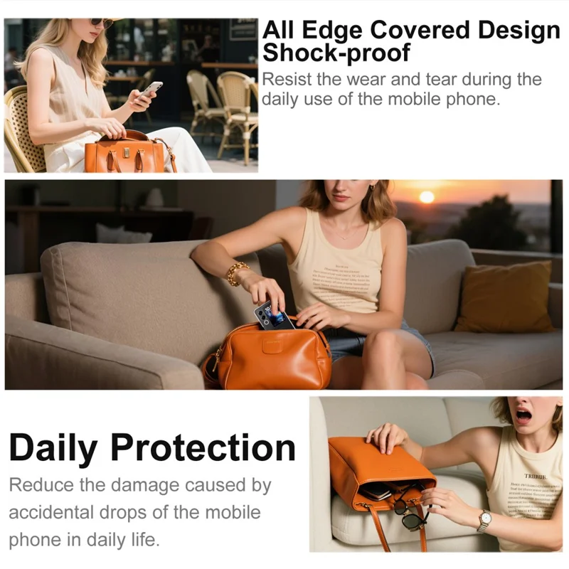 Capa de telefone transparente de TPU da série IMAK UX-5 para o vivo X300 Pro 5G Protective Phone Cover