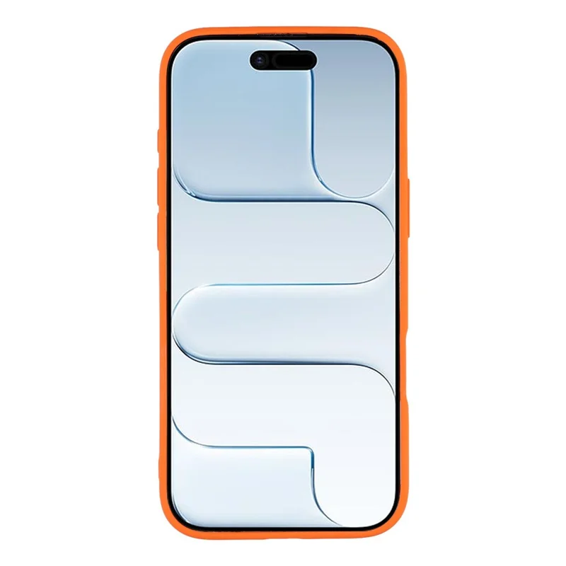 Étui TPU pour iPhone Air, design doudoune, protection antichoc - Orange