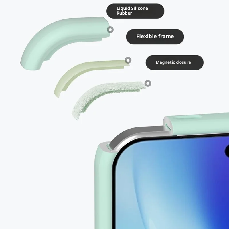 Custodia in silicone liquido per telefono vivo X300 Pro 5G, pelle amichevole, antiurto, protezione posteriore - Pea Purple