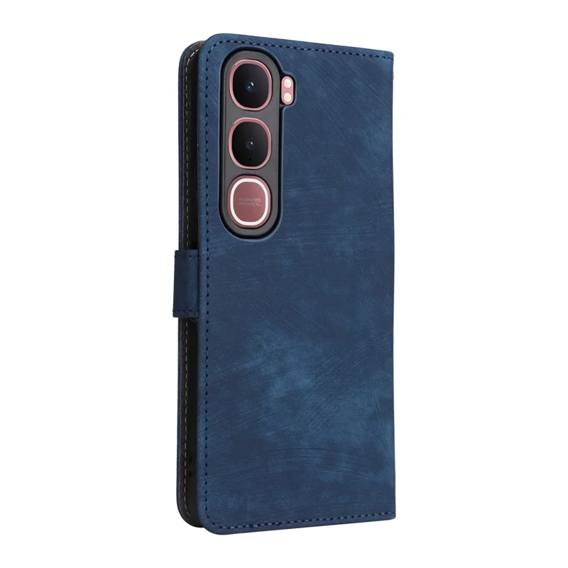 Til vivo Y31 5G / Y21d Etui, Wallet, RFID-blokerende PU-læderetui med stand og stropløsning - Blå