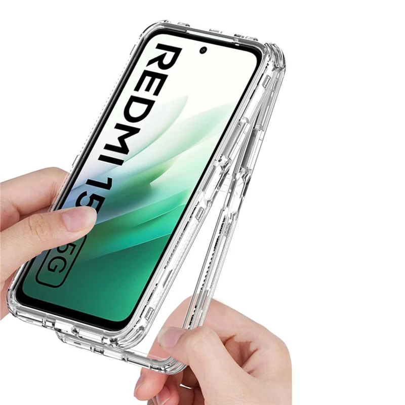Étui pour Xiaomi Redmi 15 5G (Global) (169 mm) Antidérapant Acrylique TPU Transparent Housse de Téléphone
