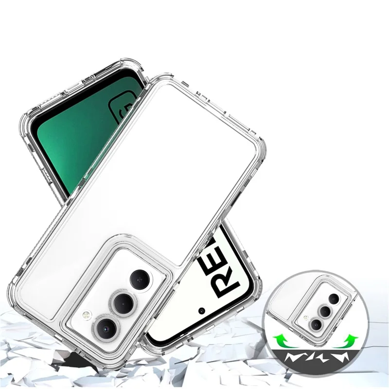 Étui pour Xiaomi Redmi 15 5G (Global) (169 mm) Antidérapant Acrylique TPU Transparent Housse de Téléphone