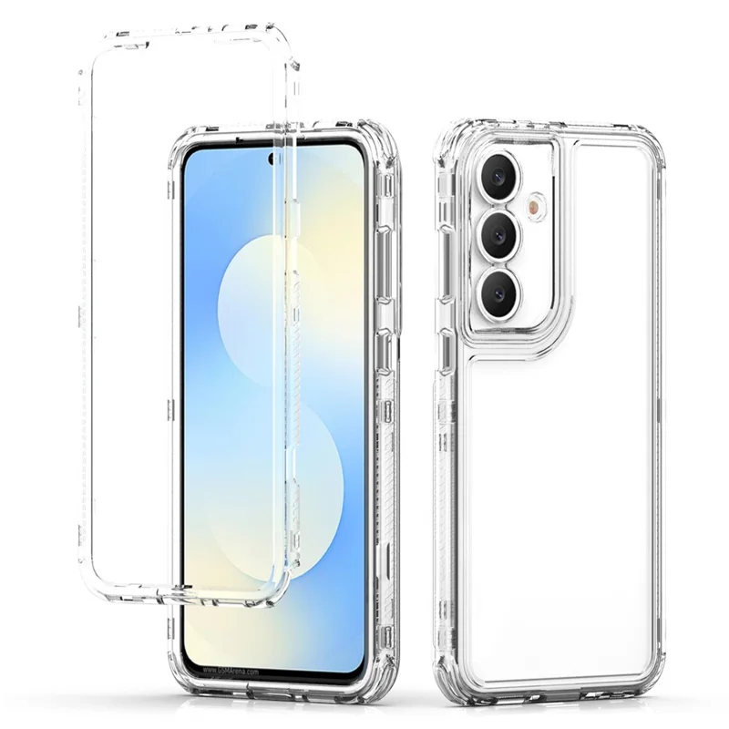 Capa Anti-Arranhões para Samsung Galaxy S25 FE, Capa de Telefone Transparente de TPU Acrílico