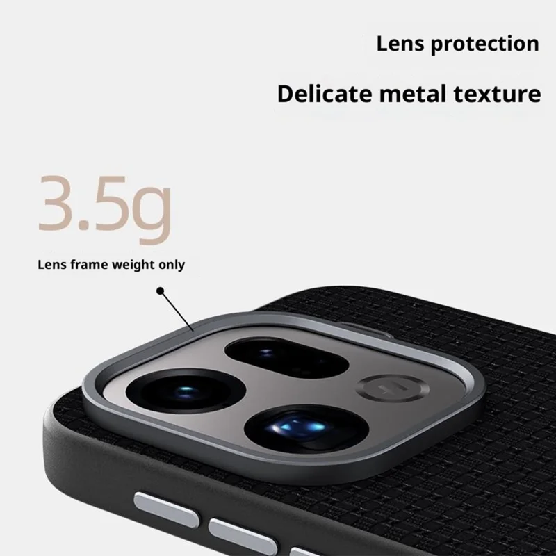 ABEEL Funda para Oppo Find X9 Pro 5G Compatible con MagSafe Cubierta Posterior Texturizada con Microrelieve - Negro