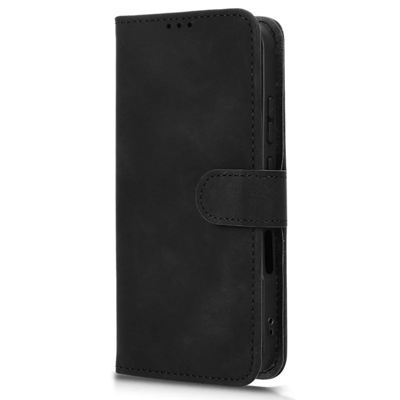 Til Honor Magic8 Pro 5G Læderetui Hudfølelse Anti-drop Wallet Flip Telefonbeskyttelse - Sort