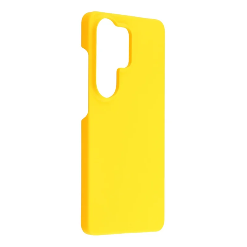 For Samsung Galaxy S26 Ultra Case Hard PC Drop Proof Frosted Minimalist Phone Cover - Yellow