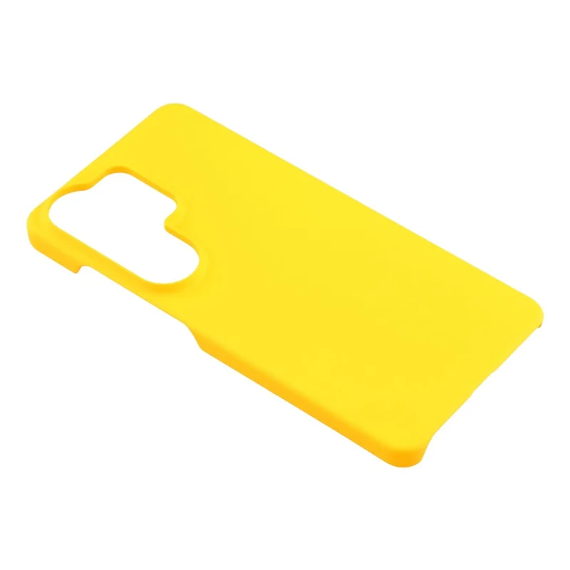 For Samsung Galaxy S26 Ultra Case Hard PC Drop Proof Frosted Minimalist Phone Cover - Yellow