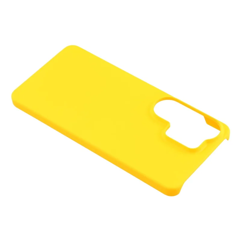 For Samsung Galaxy S26 Ultra Case Hard PC Drop Proof Frosted Minimalist Phone Cover - Yellow