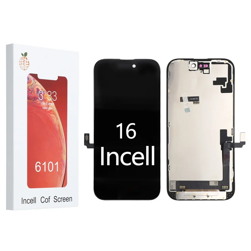 For iPhone 16 Grade C LCD Screen and Digitizer Assembly Replacement Part (RUIJU In-Cell Workmanship) (Without Logo)