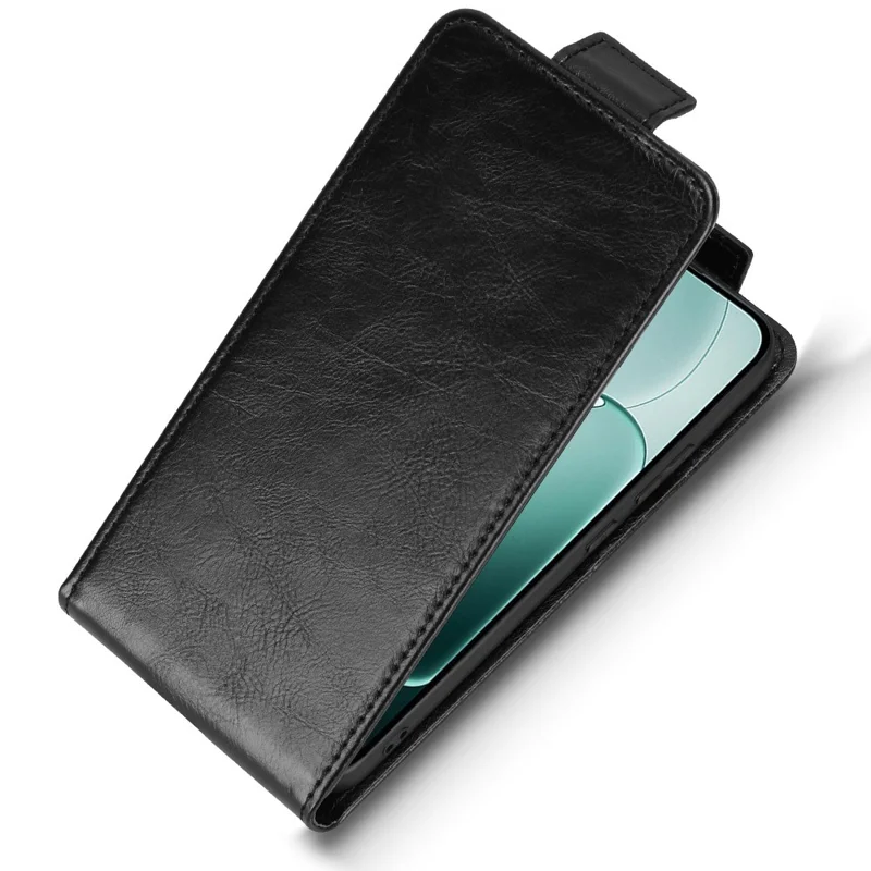 For Oppo F13 Pro 5G  /  A6 Pro 5G (China) Stand Case Magnetic Clasp Vertical Flip Leather Phone Cover with Card Holder - Black