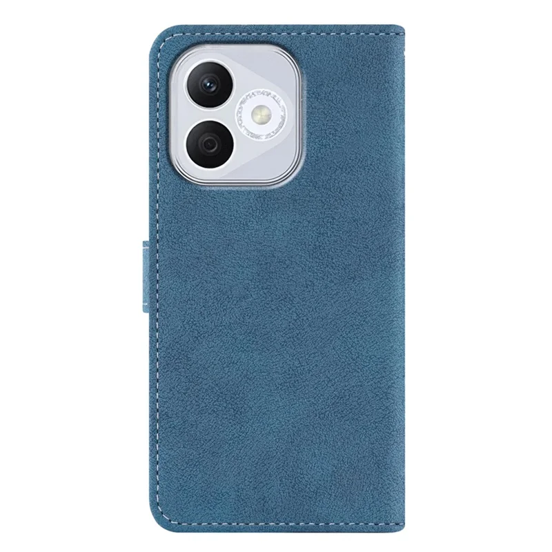 For Honor 400 Lite 5G / X70i Case Retro PU Leather Wallet Phone Cover with Rotating Card Slots Holder - Blue