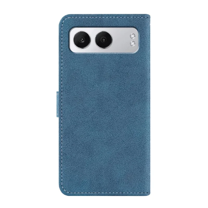 For OnePlus Nord 4 Case Retro PU Leather Wallet Phone Cover with Rotating Card Slots Holder - Blue
