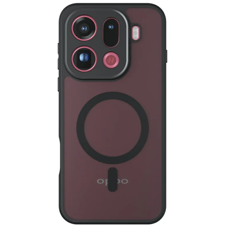 Custodia per Oppo Find X9 Pro 5G compatibile con MagSafe TPU + PC Matte Skin Touch Phone Cover