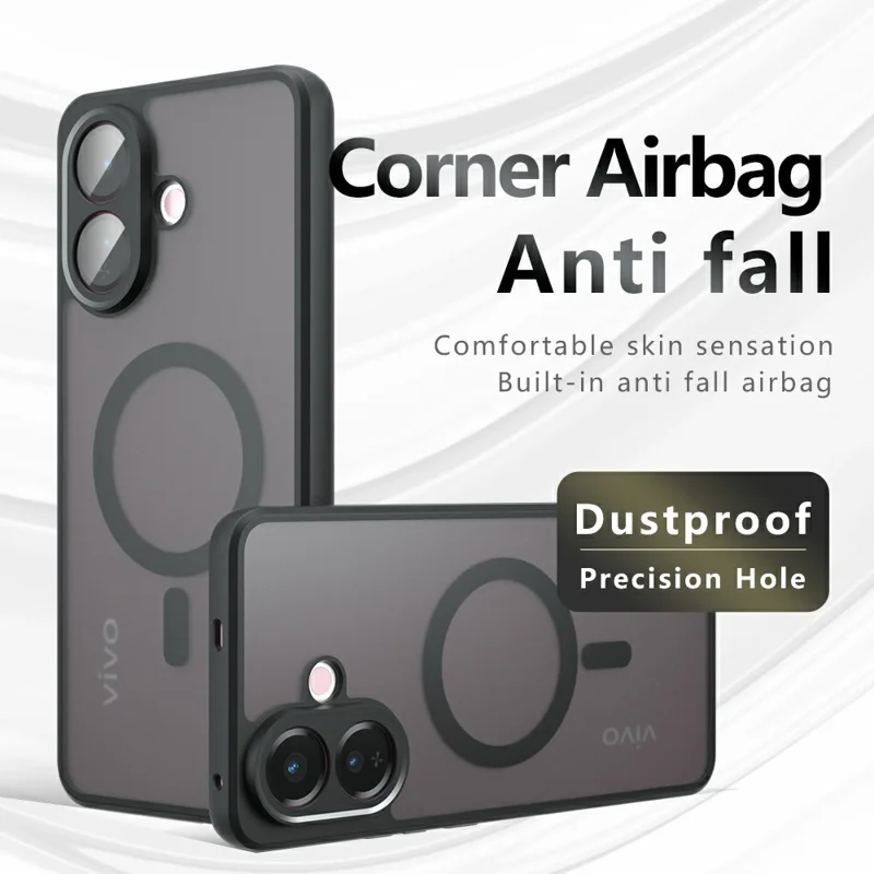 Per vivo V60 Lite 5G / 4G Custodia compatibile con MagSafe TPU + PC Matte Skin Touch Phone Cover