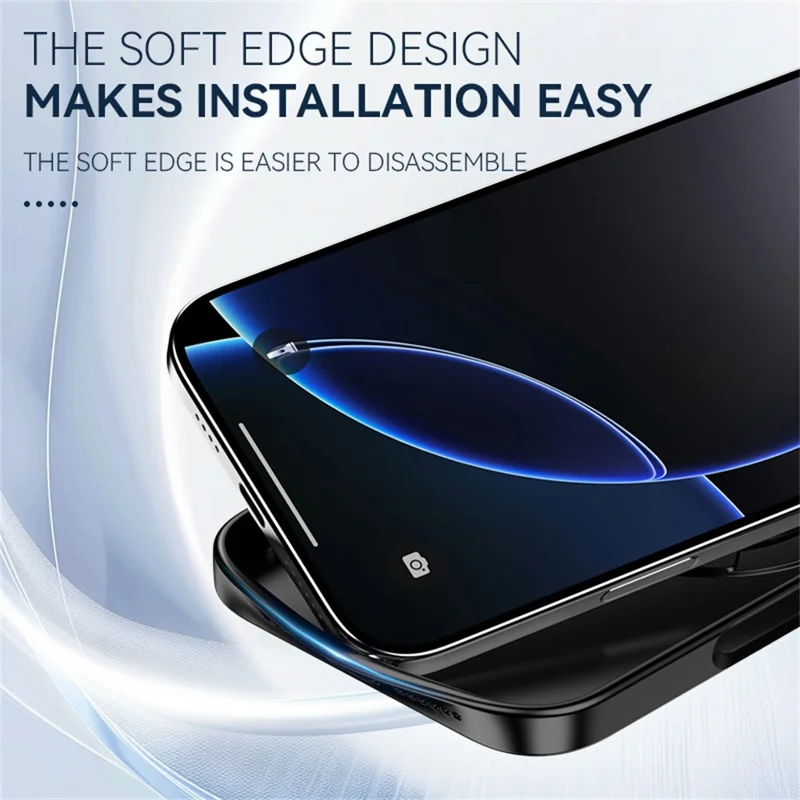 For vivo X300 Pro 5G Magnetic Case Hidden Kickstand Skin-Feel Matte PC TPU Phone Back Cover - Black