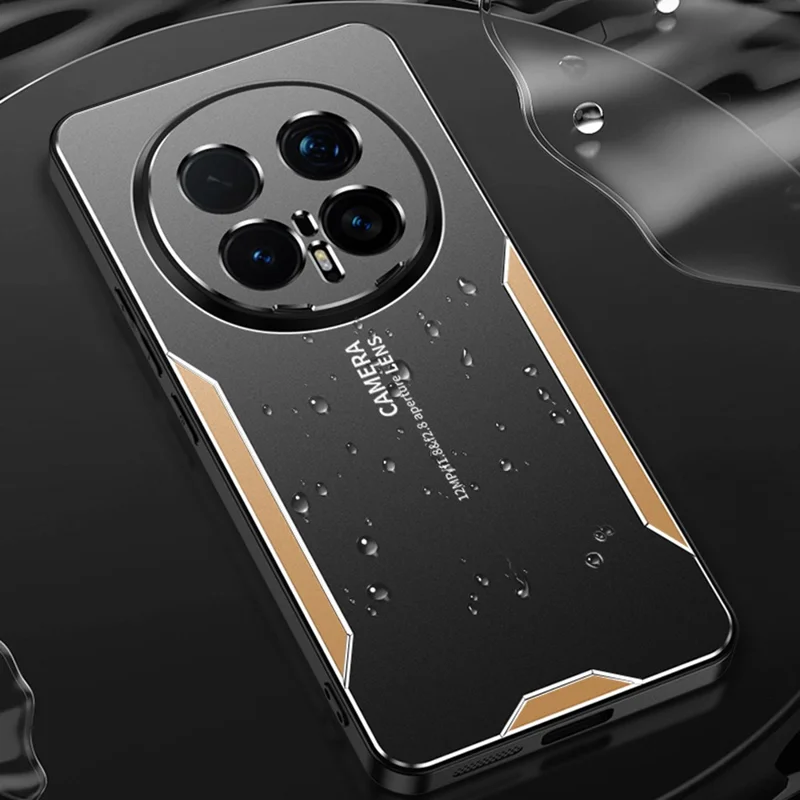 للهونر ماجيك 8 برو 5G غطاء هاتف من سبائك الألومنيوم وTPU وPC - ذهبي