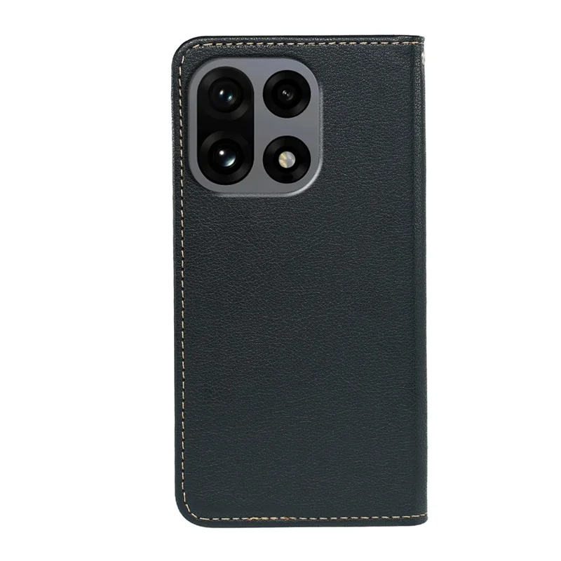 For OnePlus 15 5G Case Wallet RFID Blocking Leather Phone Cover Strong Magnetic Closure - Black