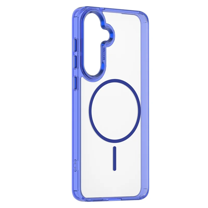 For Samsung Galaxy S25 FE Magnetic Casee TPU PC Clear Phone Cover - Sapphire