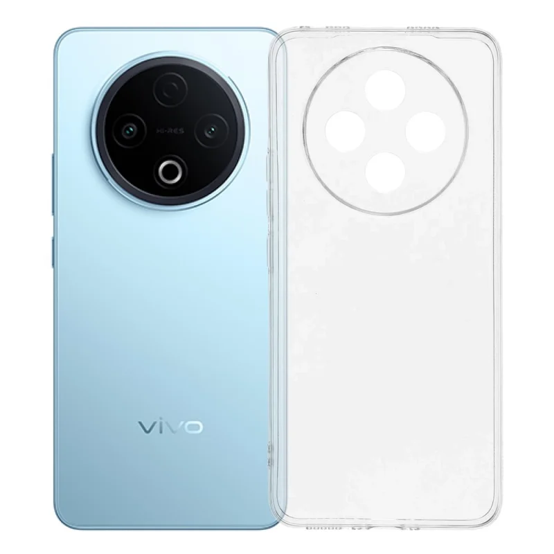 Capa para Vivo Y500 (China) 5G à Prova de Choque Transparente TPU de 1,5 mm para Telefone